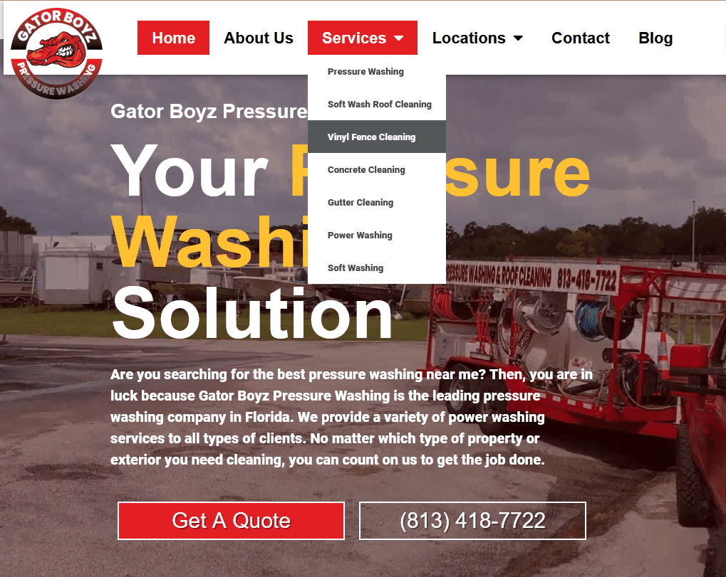 pressure washing service pages 1