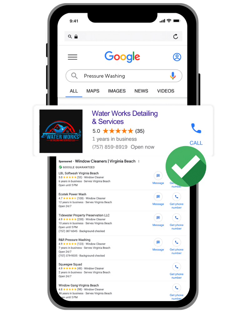 Pressure Washing Google Guaranteed