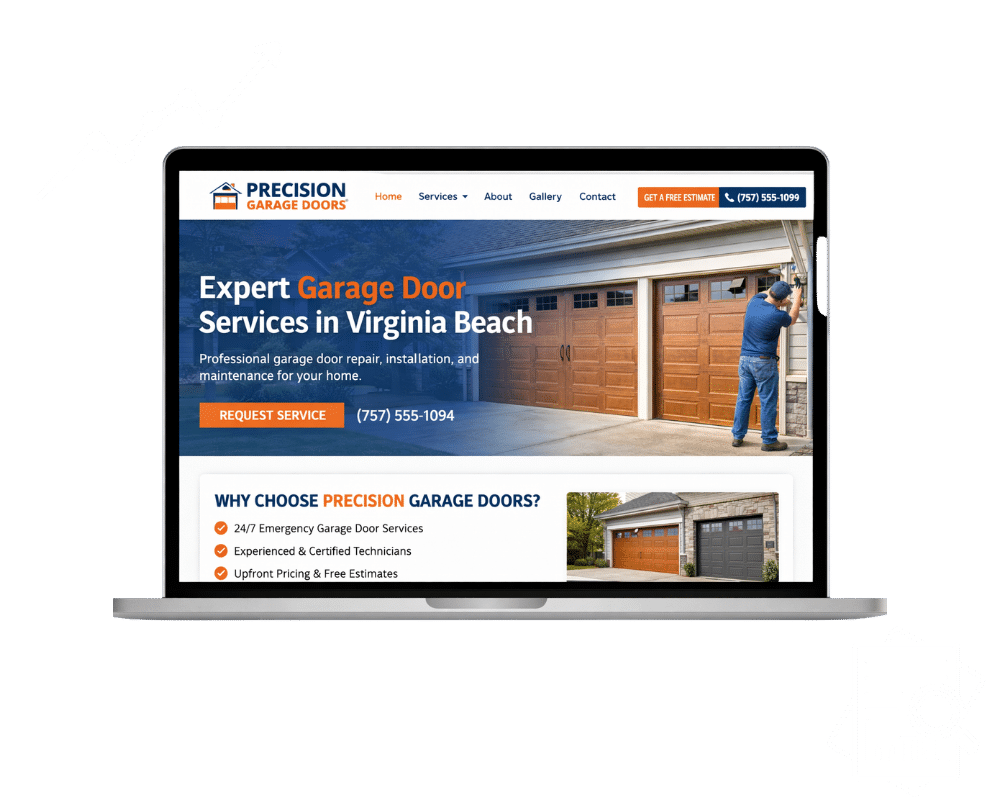 Garage Door Removal Website Design