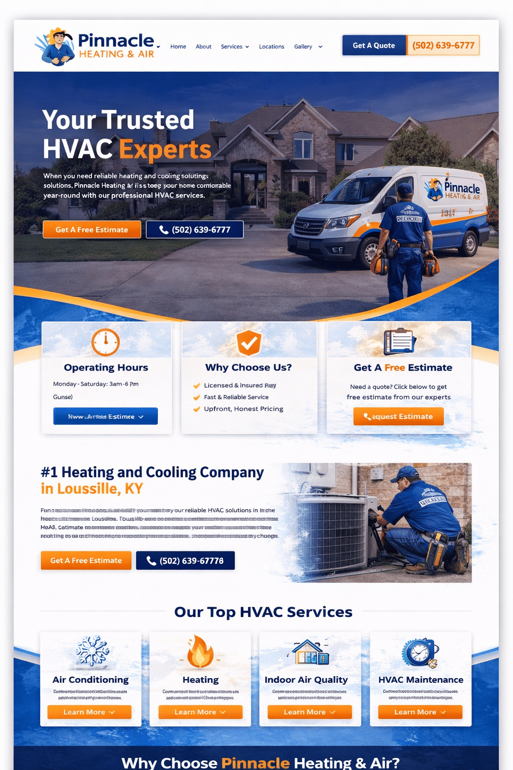 HVAC Website Design