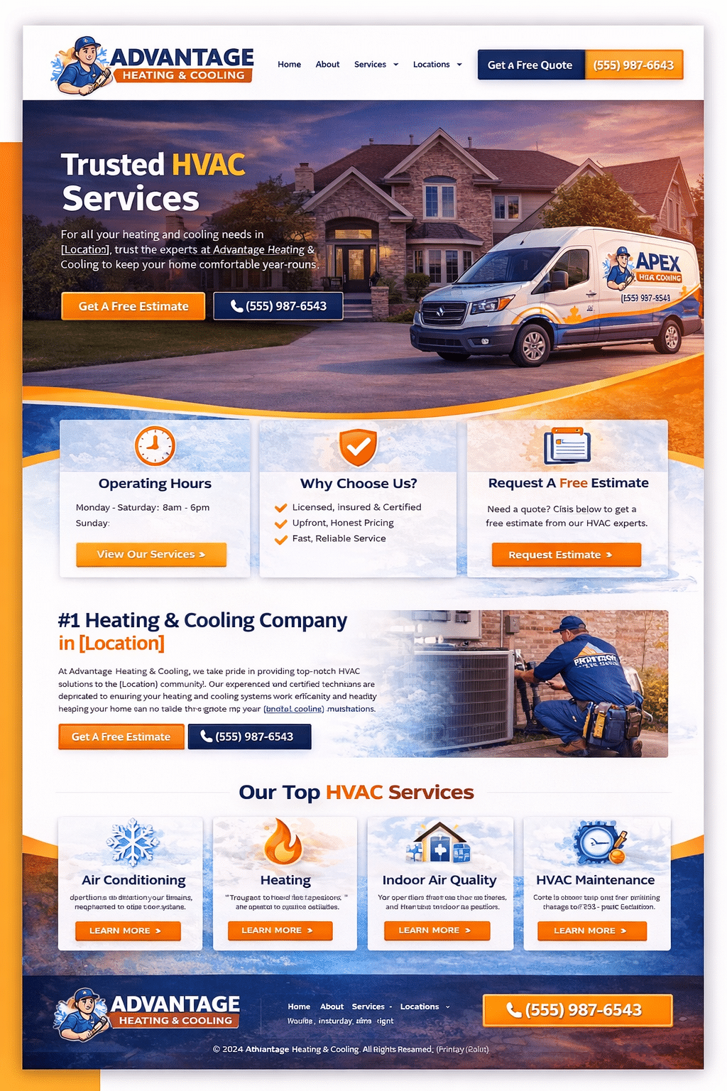 HVAC Website Design