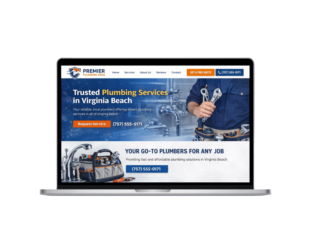 Plumbing Removal Website Design