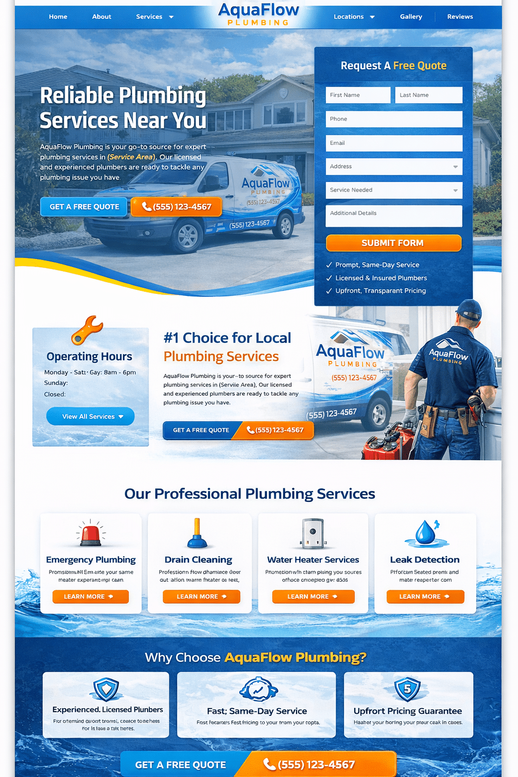 Plumbing Website Design